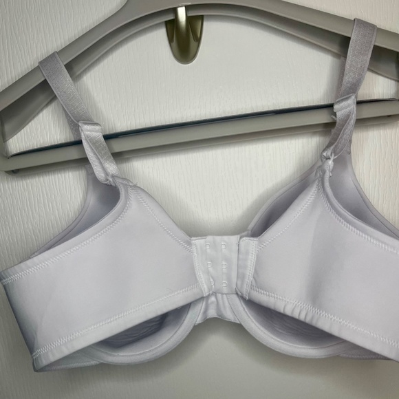 Vanity Fair 76382 Bra 38C White Underwire Lightly Padded Lace Trim Adjustable - Picture 3 of 5